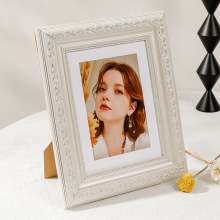 实木复古相框摆台6寸7寸8寸相框打印洗照片欧式相框画框挂墙框