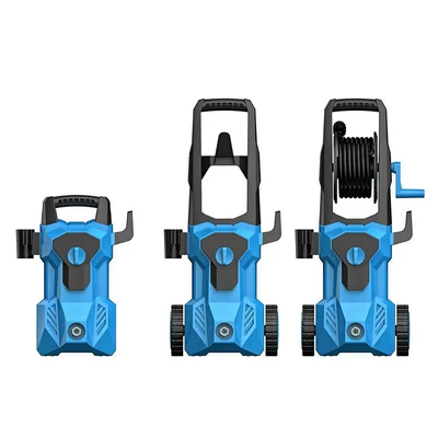 High-Power Water Gun Cleaning Machine – Portable car washer - small-model-blue