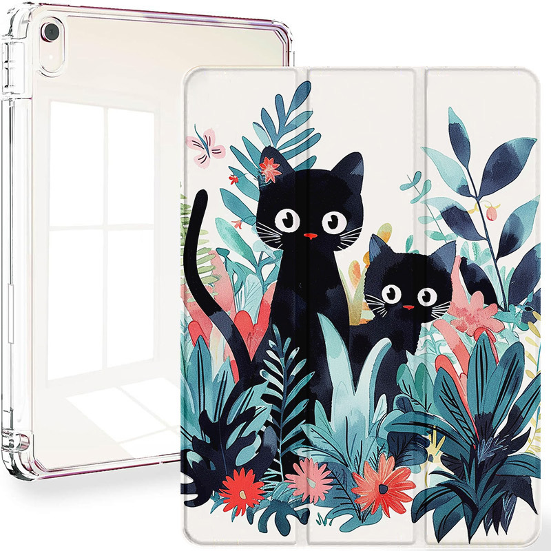 Protective Case for iPad Pro Tablet PC Leather Case for iPad Protective Case 10.5 Inch Y-fold Drop-resistant IPAD Case