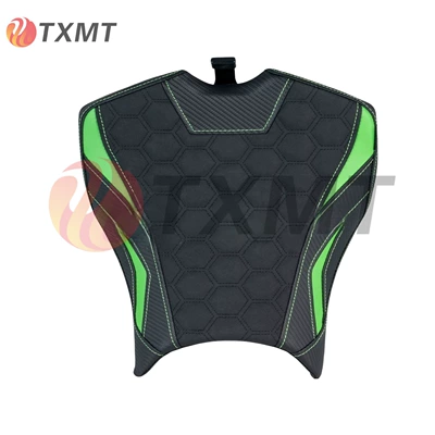 Motorcycle cushion — Z900, modified soft front and rear - front-seat-cushion-honeycomb-style-green-original-seat-height