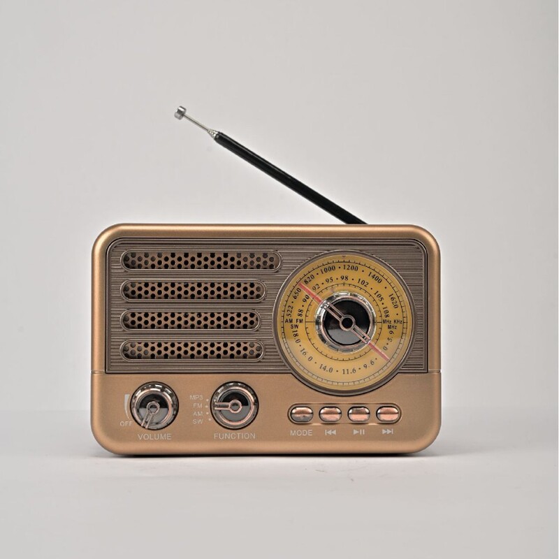 Cross-border wholesale multi-band Bluetooth radio foreign trade portable lighting retro nostalgic card audio mp3