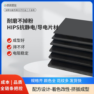 Abrasion Resistant and Non-Shedding Hips Anti-Static Conductive Roll Material Frosted Ps Anti-Static Sheet Ps Blister Roll Material Customization