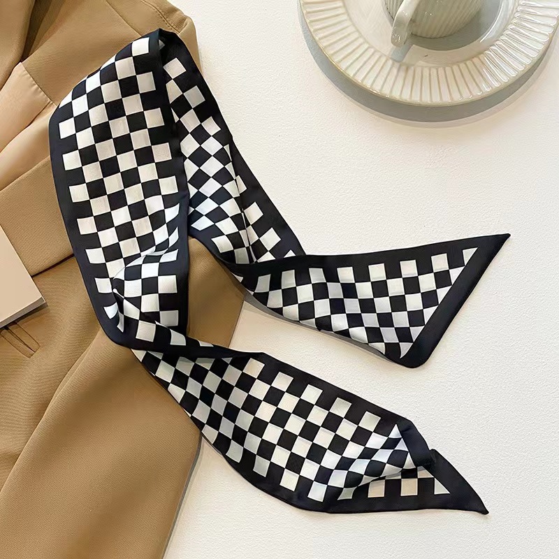 Simple Style Style Simple Style Stripe Plaid Flower Cloth Printing Hair Band 1 Piece