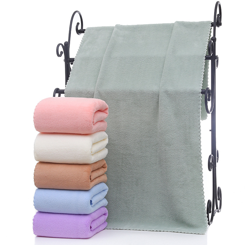 Coral velvet bath towel hotel thick and large bath towel for adults men and women home bath towel hotel bath towel face towel