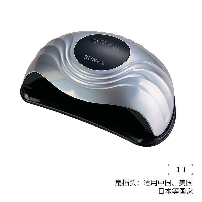 Lámpara de Uñas Transfronteriza al por Mayor, Lámpara de Fototerapia de Alta Potencia de 288W para Secado Rápido de Esmalte de Uñas en Gel, Lámpara UV Inteligente para Curado de Uñas