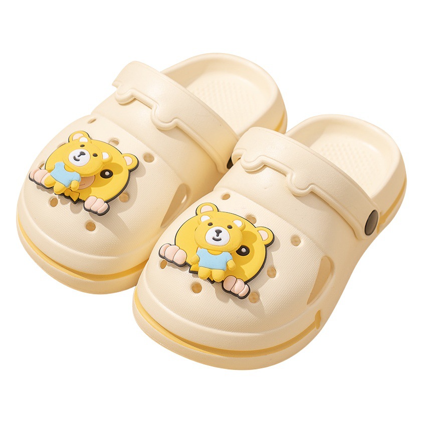 Zapatillas de verano para niños zapatillas al por mayor niños y niñas baño antideslizante bebé agujero Zapatos Niños de dibujos animados lindo