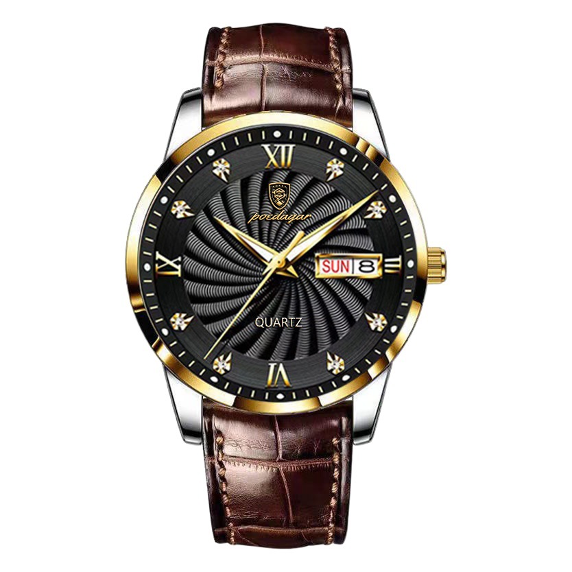 Marca Suiza impermeable luminoso reloj de hombre calendario reloj de cuarzo TikTok transmisión en vivo Comercio exterior popular entrega de una pieza