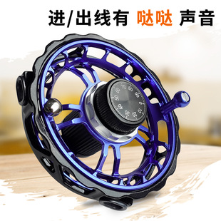 Cixi fishing wheel factory wholesale millet wheel gossip wheel wind fire front rod fishing wheel all metal 3 bearing multi-color