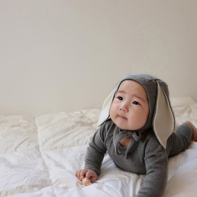 Ropa para niños de estilo nórdico ropa interior de lana térmica de invierno traje de ropa para el hogar de los niños pijamas de color sólido de bebé ropa para niños de comercio exterior Nuevo