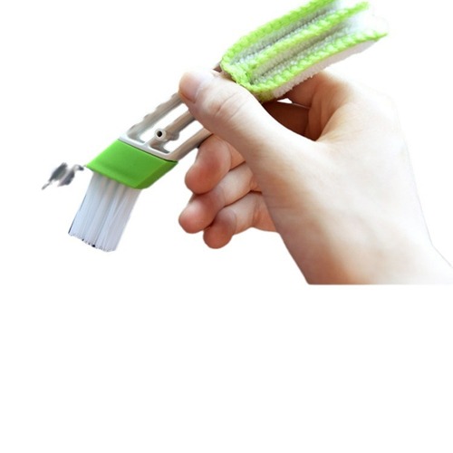 Car air conditioner air outlet double-head brush angel car interior dust cleaning tool cleaning car gap brush