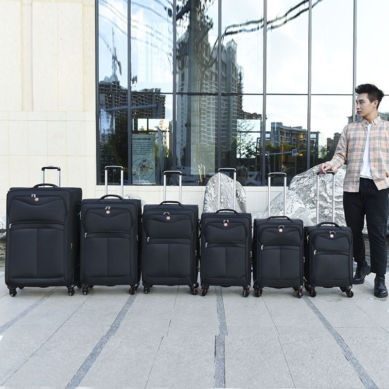 Luggage Oxford Cloth Trolley Case Large Capacity Suitcase Thickened Password Box Suitcase Strong and Durable
