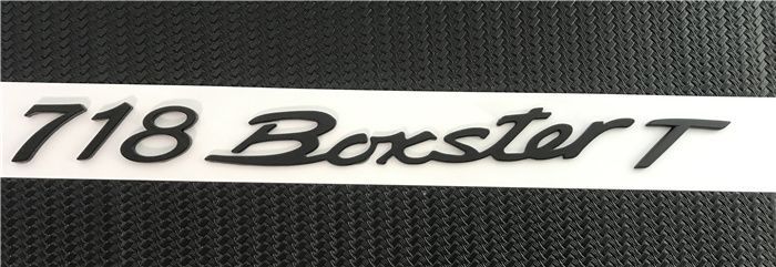Porsche 718 Boxster T emblem, Cayman S emblem, GTS rear emblem, English lettering emblem, modification