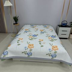 花愿90*220cm凉席夏季天丝凉感床盖软席沙发垫学生宿舍床垫防滑