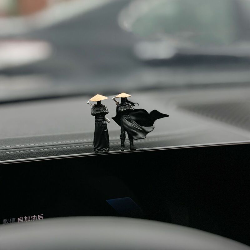 "Wulin Swordsman" Car Accessories Ornaments Car Decoration Men's Internet Popular 2024 New Central Console Car Accessories