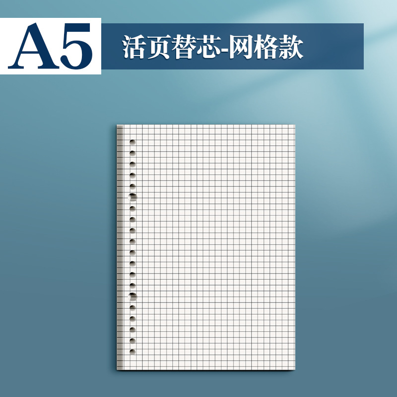 A5 / B5 / A4 papel en blanco perforación cuaderno de reemplazo del núcleo boceto pintado a mano engrosado comercio exterior transfronterizo image 9