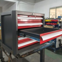引き出し式移動工具キャビネット多層自動車修理工具車工業級多機能床置き工具キャビネット工具車
