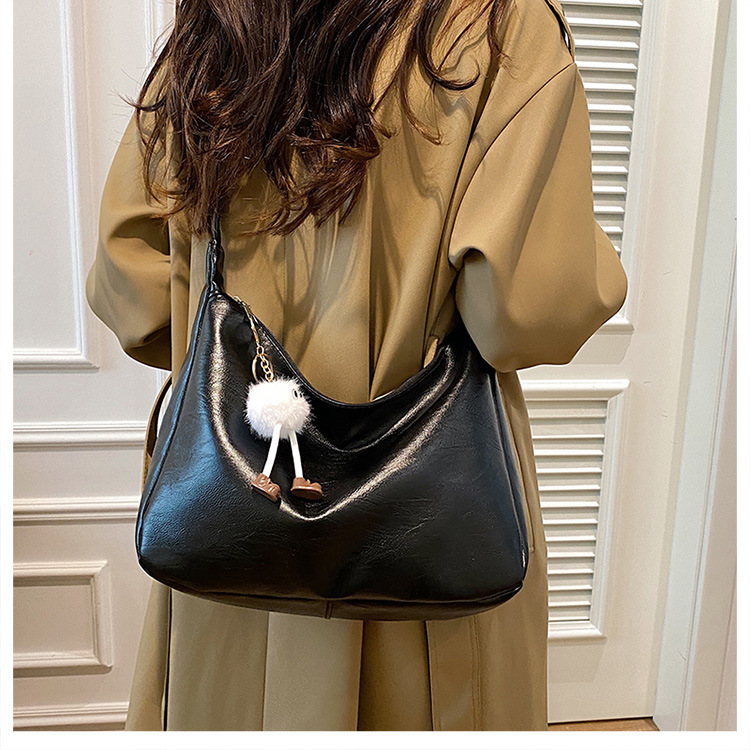 Simple and large-capacity bag for women, 2024 new style, fashionable and versatile casual single-shoulder bag, student commuting crossbody tote bag undefined