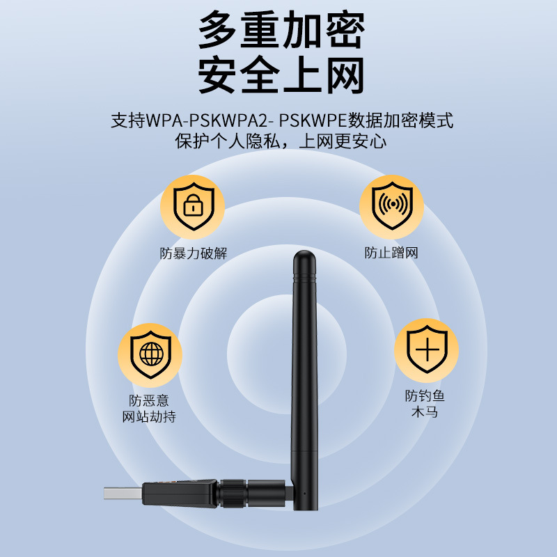 Jinghua 600 メートルデュアルバンドワイヤレスネットワークカードドライバ不要デスクトップコンピュータノートブック wifi レシーバー USB ワイヤレスネットワークカード|undefined