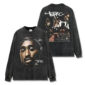 Washed black long sleeves