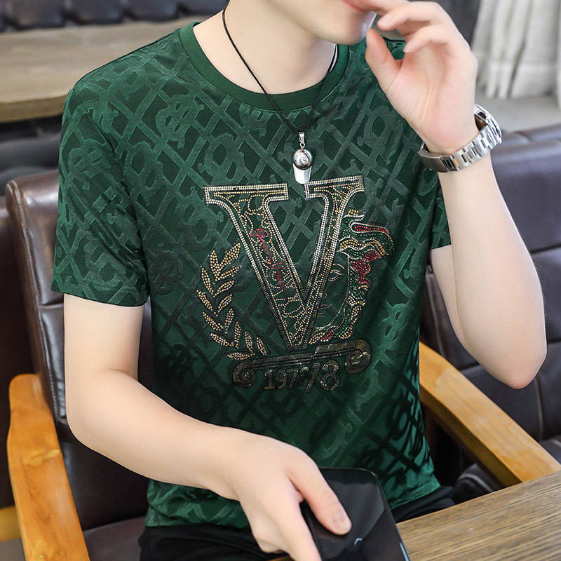 Adidas Ice Silk Jacquard Short-Sleeved T-Shirt (Can Be Worn) [Files.] Light and Slim Fit