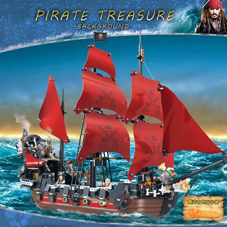 Lego, чёрные бусины, Пираты Карибского моря, конструктор, игрушка