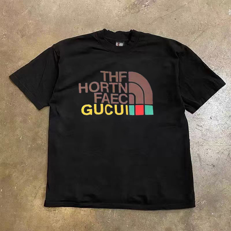 Clearance Sale of Foreign Trade Brand Labels: Discounted Trendy Pure Cotton Short Sleeve T-Shirts for Men, Loose Fit Versatile Half Sleeve Shirts