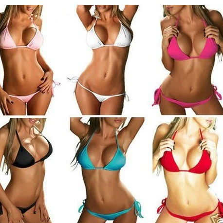 Underwear, sexy swimwear, set, European style, plus size