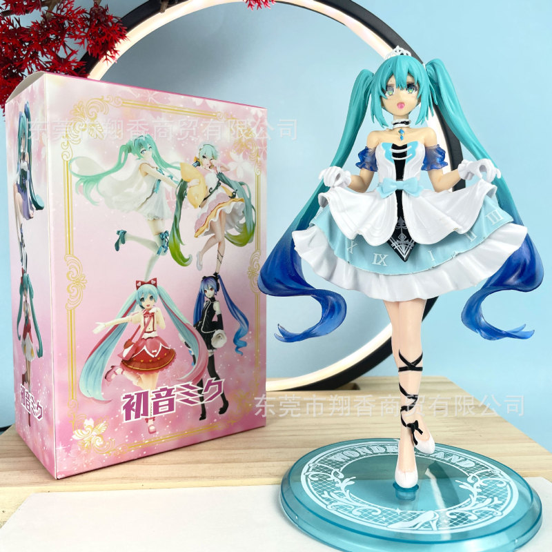 包邮灰姑娘初音手办睡美人长发洛天依公主水手服摆件批发代发|undefined