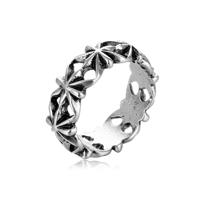 Hip-Hop Crown Skull Alloy Plating Unisex Open Rings display picture 7