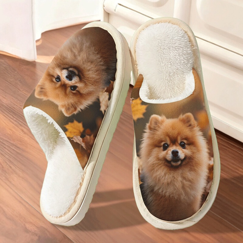Cross-Border Exclusive Hot-Selling Bohemian Wolf Pattern Printed Cotton Slippers for Men, Autumn and Winter, Pod Cross-Border Jit One-Piece Dropshipping Cross-Border Exclusive Hot-Selling Bohemian Wolf Pattern Printed Cotton Slippers for Men, Autumn and Winter, Pod Cross-Border Jit One-Piece Dropshipping