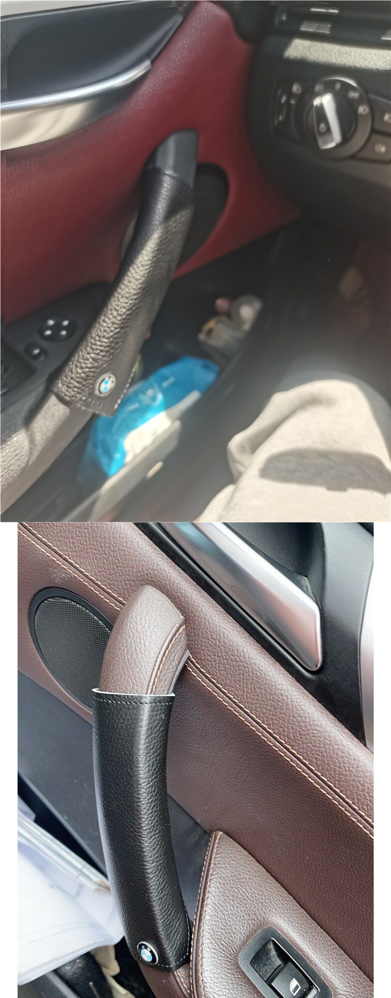 Suitable for Bmw 5 Series Handle Covers, X1X2X3X4X5X6 Door Handles, Armrests, 347 Series Car Door Interior Handle Modification
