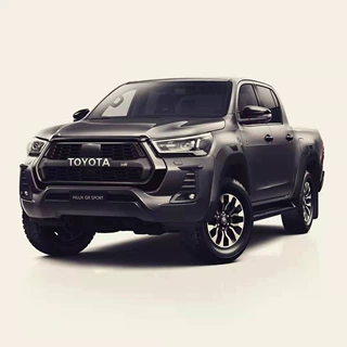 适用于2022 HILUX GR SPORT晴雨挡 不锈钢雨眉  装饰改装遮雨档
