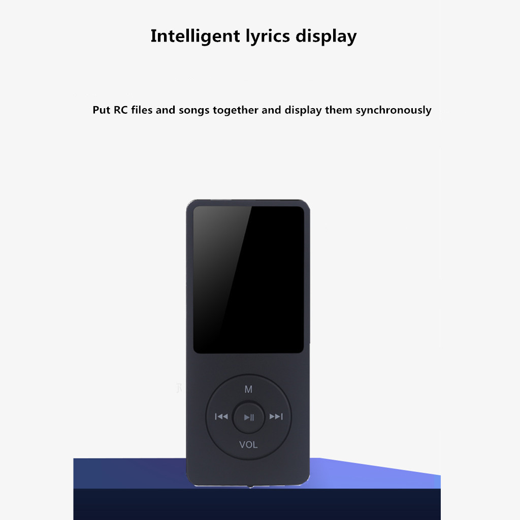 Versión transfronteriza al por mayor Tarjeta de inserción Reproductor de música MP3 MP4 Student Walkman Soporte de reproducción externa Grabación de imágenes de libros electrónicos