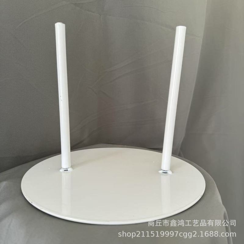 新しい紙花アートベース、結婚式用小道具、鉄製円盤ベース、巨大な紙花アート素材、花茎、スチール製ベース|undefined