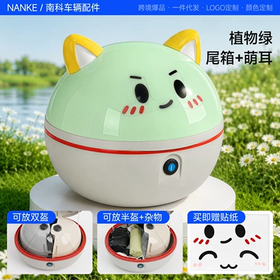 Electric car tail box, scooter storage box, thickened for durability, suitable - plant-green-smile-tailstock-not-included