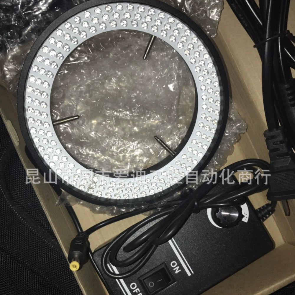 Большой внутренний диаметр 92 мм, светодиодный регулируемый микроскоп, светодиодный источник света, кольцевая лампа TY-92-168, бесплатная доставка