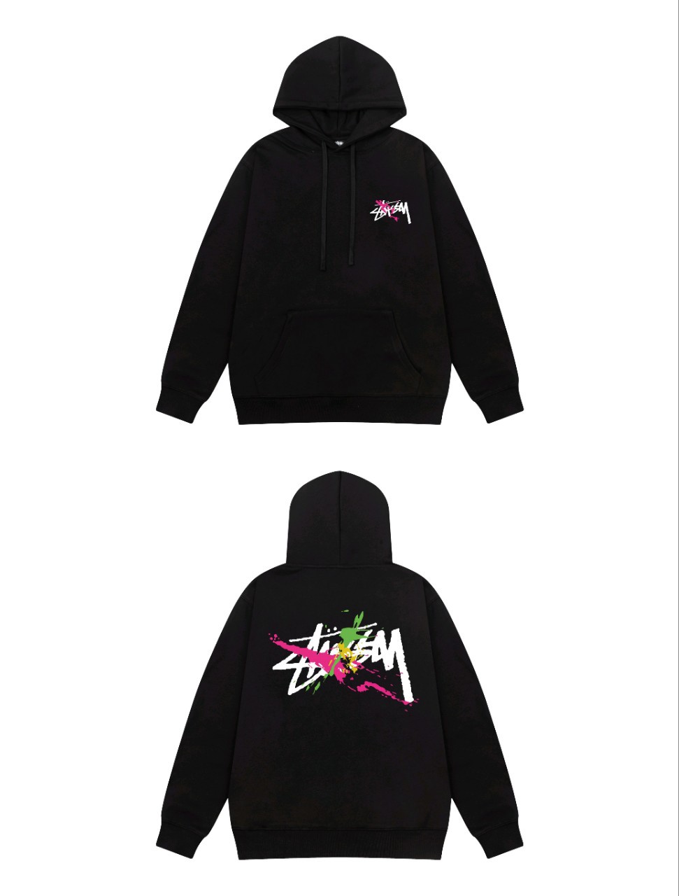 스플래시 잉크 로고 블랙