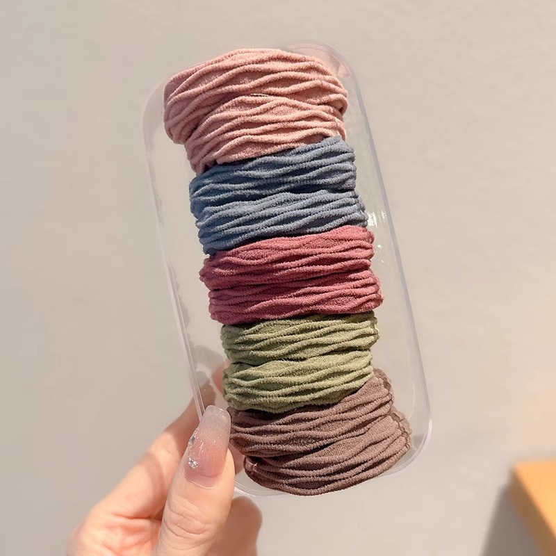 alta elasticidad sin costura correa de correa para mujer cabeza de pelo anillo de pelo toque de pelo no dañando el cabello sin marcas de cabello toque de pelo