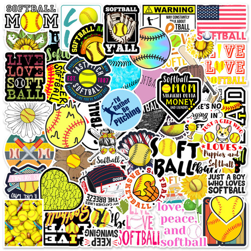 A variety of 50 sports series American-style four major professional league graffiti stickers car mobile phone water cup waterproof stickers