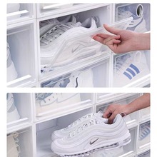 多功能大空间防灰防潮透明两头框多层叠加强力承重美观轻巧鞋子收