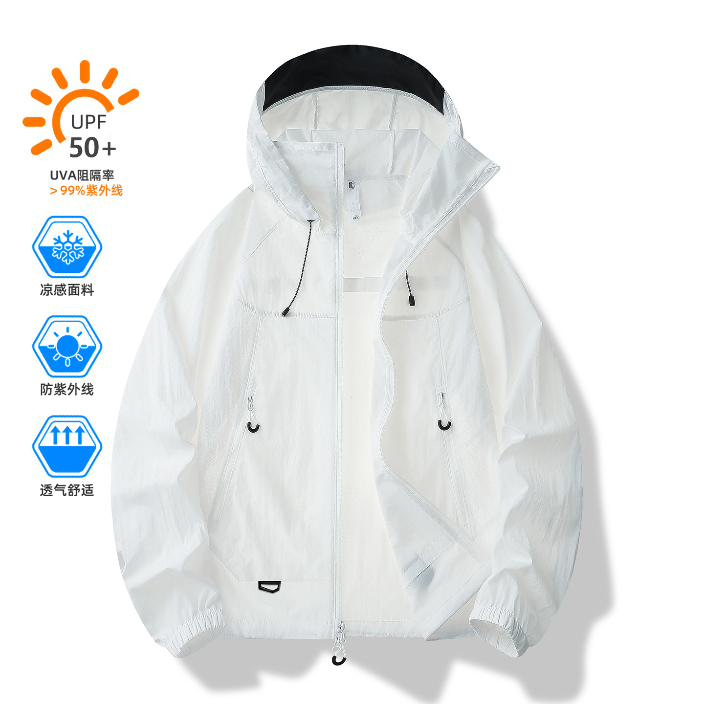 Ice Silk Sun Protection Clothing for Women, Summer 2026 New Model, Anti-Uv Outdoor Loose, Lightweight, Breathable Sun Protection Jacket