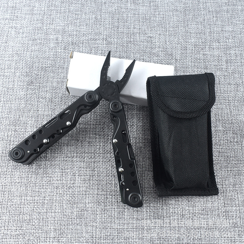 不锈钢黑色机械师战术钳 多功能折叠钳子家居户外小工具