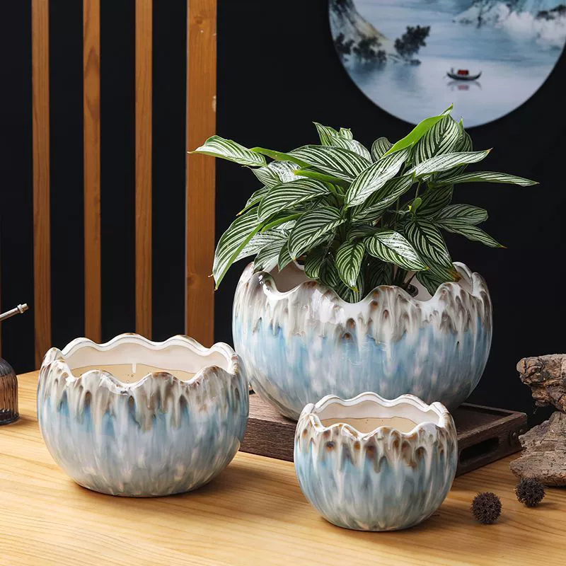 Яйцо динозавра бонсай, керамический цветочный горшок, керамический очень большой цветок, суккулентное растение, посевной горшок, креативный горшок для гостиной, балкона
