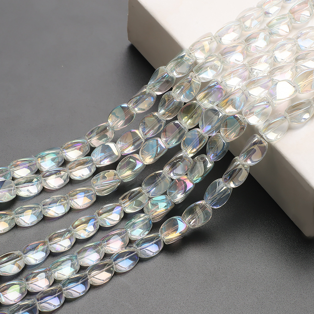 32g Weight Beads Jewelry Making Type 10 * 12mm Jewelry Making Size DIY Jewelry Accessories Classification 20 PCS/Package Quantity glass Material Irregular Pattern Plating Design Simple Style Style 20 PCS/Package 10 * 12mm Glass Irregular DIY Jewelry Accessories Beads 19