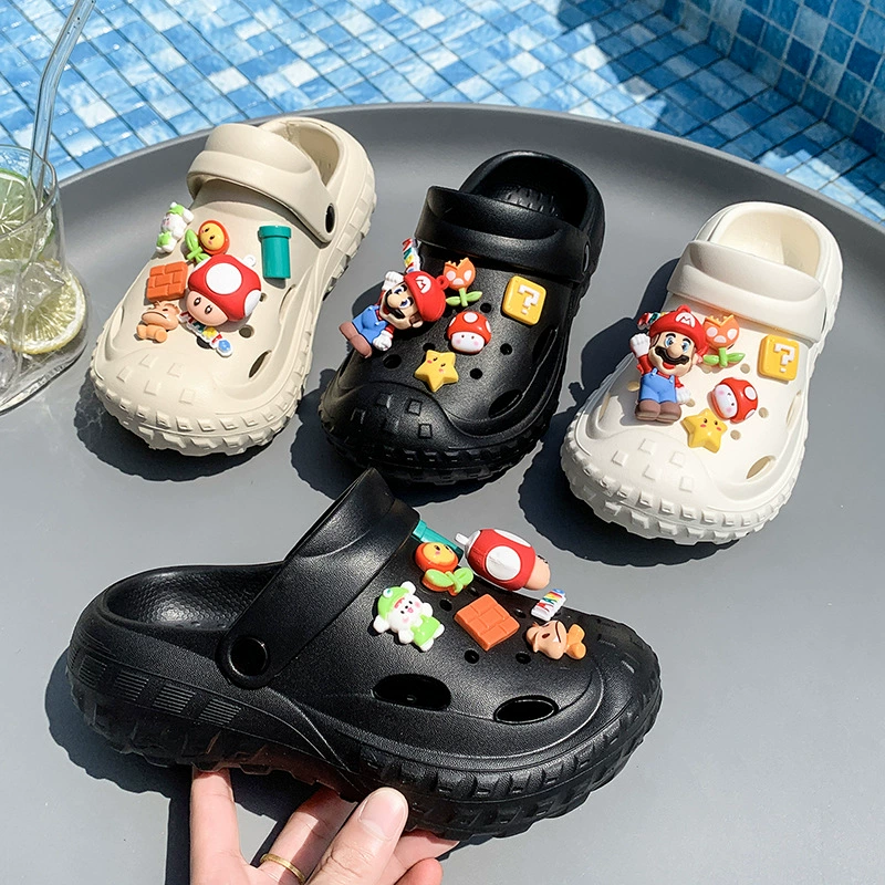 Детские пещерные тапочки летом милые мальчики и девочки принимают ванну в ванной комнате