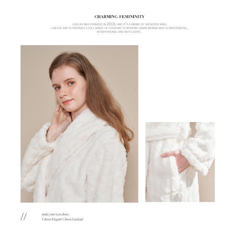 青果领提花开衫--米白&mdash;&mda