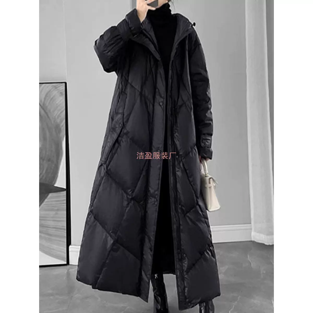 2025年新款大码棉服女冬中长款加厚韩版外套胖MM宽松棉衣潮流棉袄