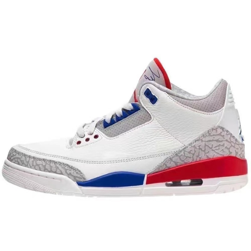 莆田靴工場国境を越えた直接供給 aj3 藤原ヒロシ ホワイトセメント ホワイトキャット クロワッサン 3 男女兼用カジュアルバスケットボールシューズ|undefined