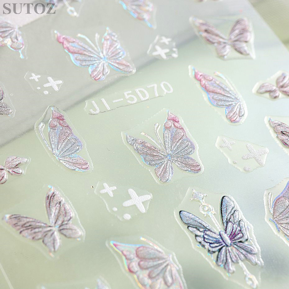 Sucré Papillon Plastique Accessoires Pour Ongles 1 Pièce display picture 1
