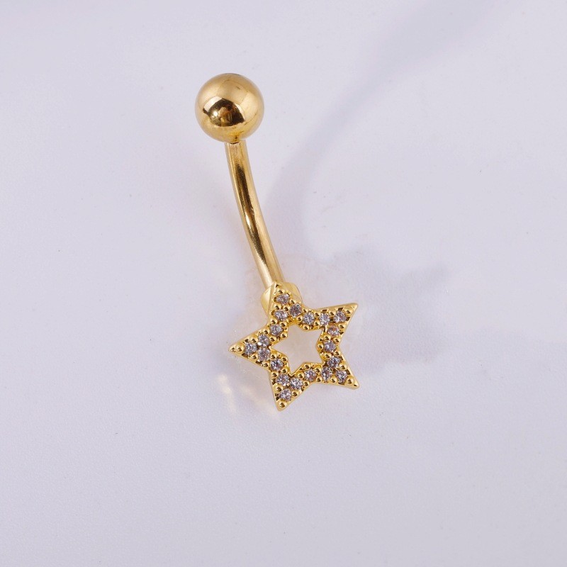 Pointed titanium steel lip stud product view